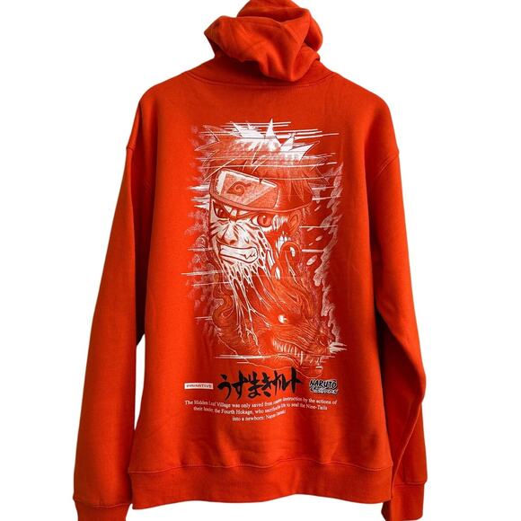 Primitive Other - Primitive x Naruto “Beast Hood” Hoodie –‎ Men's Large - Orange - NWT